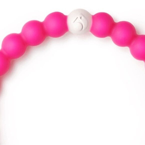 Lokai Bracelet Pink Find Your Balance Breast Cancer Awareness Beaded Health M - Picture 2 of 6